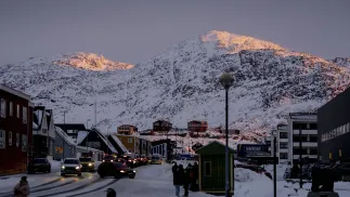 Nuuk, stolica Grenlandii, fot. PAP/EPA/RITZAU SCANPIX/MADS CLAUS RASMUSSEN