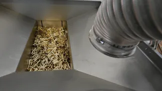  Łuski nabojów w zakładach MESKO S.A. w Skarżysku-Kamiennej Fot. PAP/Piotr Polak