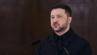 Wołodymyr Zełenski Fot. PAP/EPA/ROBERT GHEMENT