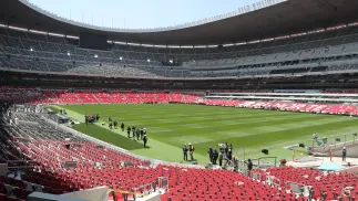 Stadion Azteca w Meksyku. Fot. EPA/Mario Guzman