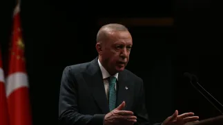 Recep Tayyip Erdogan, fot. PAP/EPA/NECATI SAVAS