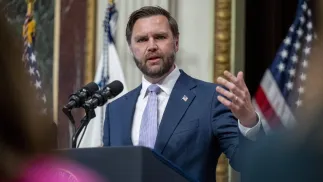 J.D. Vance Fot. PAP/EPA/DANIEL HEUER / POOL