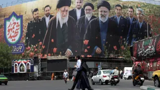 Bilboard na ulicach Teheranu, zdjęcie ilustracyjne, fot. PAP/EPA/ABEDIN TAHERKENAREH