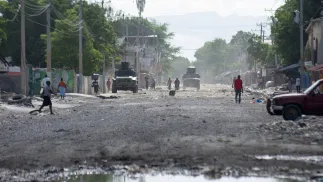 Ulice Port-au-Prince, fot. PAP/EPA/EFE/Jonet St Elois