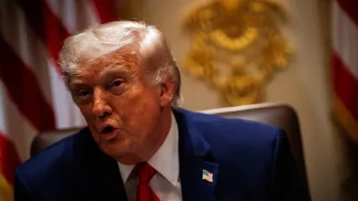 Дональд Трамп Fot. PAP/EPA/SAMUEL CORUM / POOL