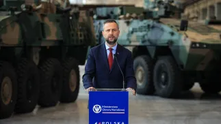 Міністр оборони Польщі Владислав Косіняк-Камиш. Fot. PAP/Jarek Praszkiewicz