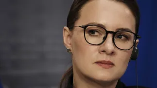 Прем'єр-міністр України Юлія Свириденко. Fot. PAP/EPA/VALDA KALNINA