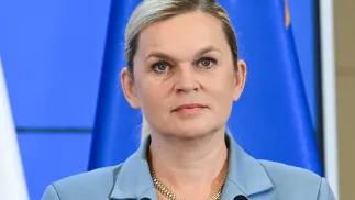 Министр образования Польши Барбара Новацка. Fot. PAP/Radek Pietruszka