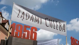 Wystawa „I te strzały nie były już dane w powietrze, ale do ludzi... Poznański Czerwiec 1956” Fot. PAP/Jakub Kaczmarczyk