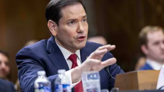 Sekretarz stanu USA Marco Rubio. Fot. PAP/EPA/SHAWN THEW