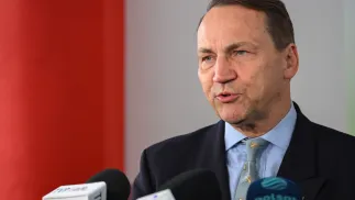 Wicepremier, minister spraw zagranicznych Radosław Sikorski. Fot. PAP/Wojtek Jargiło