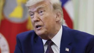 Donald Trump Fot. PAP/EPA/SHAWN THEW / POOL