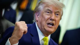 Donald Turmp Fot. PAP/EPA/SAMUEL CORUM