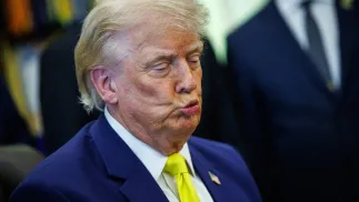 Дональд Трамп. Fot. PAP/EPA/SAMUEL CORUM / POOL