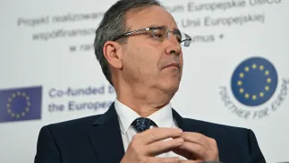Посол Германии в Польше Мигель Бергер. Fot. PAP/Wojtek Jargiło
