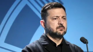 Wołodymyr Zełenski Fot. PAP/EPA/VALDA KALNINA