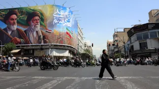 Teheran, stolica Iranu. Fot. PAP/EPA/ABEDIN TAHERKENAREH