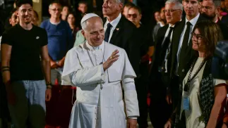 Papież Leon XIV. Fot. PAP/EPA/STEFANO RELLANDINI