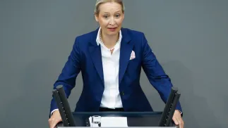 Liderka AfD Alice Weidel. Fot. EPA/CLEMENS BILAN