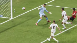 Gol dla Korei Południowej w grze z Czechami Fot. PAP/EPA/YONHAP