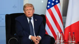 Дональд Трамп. Fot. PAP/EPA/LUDOVIC MARIN