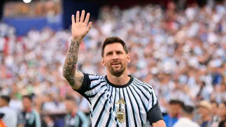 Lionel Messi. Fot. PAP/EPA/AMY KONTRAS