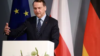 Radosław Sikorski. Fot. EPA/CLEMENS BILAN