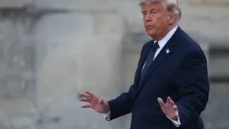 Donald Trump Fot. PAP/EPA/MOHAMMED BADRA