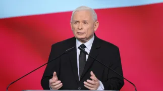 Jarosław Kaczyński. Fot. PAP/Paweł Supernak