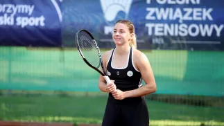 Tenisistka Maja Chwalińska. Fot. PAP/Jarek Praszkiewicz