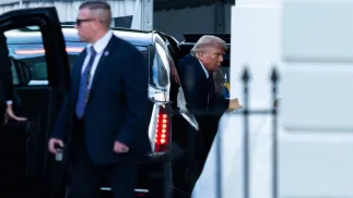 Prezydent USA Donald Trump. Fot. PAP/EPA/ALLISON ROBBERT / POOL