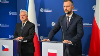 Władysław Kosiniak-Kamysz i Jaromir Zuna. Fot. PAP/	Przemysław Piątkowski