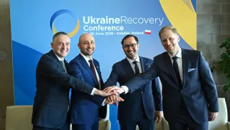 Marek Buczak, Piotr Dmuchowski, Piotr Iwo Chmielewski, Tomasz Podgórski Fot. PAP/Adam Warżawa