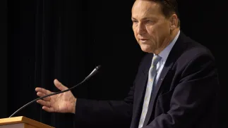 Szef MSZ Radosław Sikorski. Fot. MSZ/X
