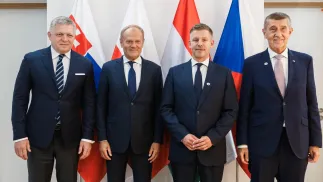 Premier Donald Tusk w czwartek ogłosił pierwsze od lat spotkanie przywódców Grupy Wyszehradzkiej przed unijnym szczytem w Brukseli. Fot. X/Donald Tusk