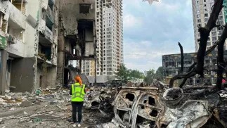 Последствия российских атак. Fot. Facebook/Національна поліція України