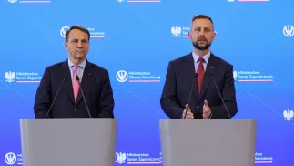 Radosław Sikorski i Władysław Kosiniak-Kamysz Fot. PAP/Paweł Supernak