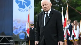 Prezes PiS Jarosław Kaczyński. Fot. PAP/PAP/Wojtek Jargiło
