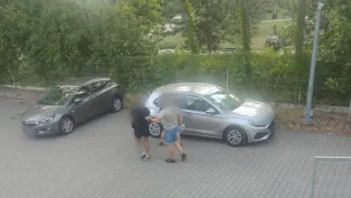 Арест двух мужчин, подозреваемых в нападении на украинцев. Fot. Facebook/Wrocławska Policja