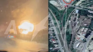 Пожар на хуторе Вязники. Fot. https://astra.press/