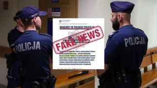 Komunikat Akademii Policji w Szczytnie Fot. X/ Zdjęcie ilustracyjne. Fot. PAP/Łukasz Gągulski