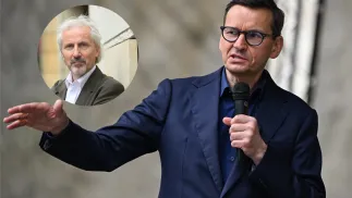 Mateusz Morawiecki/Prof. Rafał Chwedoruk. Fot. PAP/Art Service/Marcin Obara