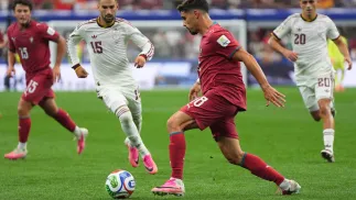 Mecz Hiszpania - Portugalia Fot. PAP/EPA/JEFFREY MCWHORTER