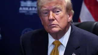Donald Trump. Fot. PAP/EPA/FILIP SINGER