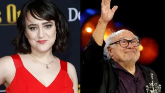 Mara Wilson, Danny deVito. Fot. PAP/EPA/RINGO CHIU/Juan Herrero 