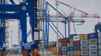 Port Gdańsk: wzrost przeładunków o 9 proc. w I półroczu 2026 roku. Fot. PAP/	Adam Warżawa