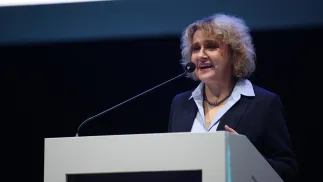 Українська письменниця Оксана Забужко.  Fot. PAP/Łukasz Gągulski