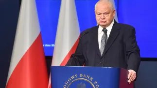 Prezes Narodowego Banku Polskiego Adam Glapiński. Fot. PAP/Radek Pietruszka