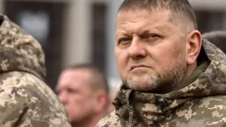 Były naczelny dowódca Sił Zbrojnych Ukrainy generał Wałerij Załużny. Fot. PAP/EPA/OLEG PETRASYUK