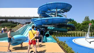 Aquapark - zdjęcie ilustracyjne Fot. PAP/Marcin Bielecki